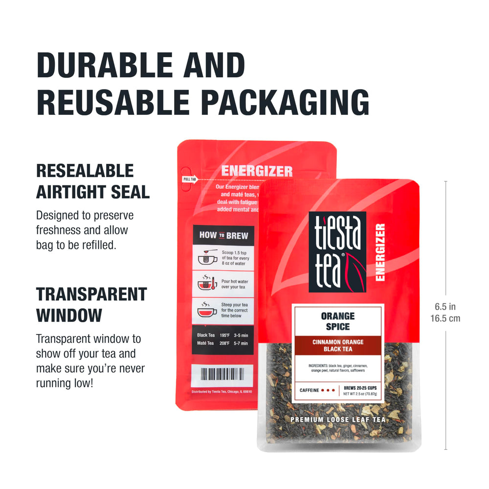 Tiesta Tea Orange Spice fits morning routines and afternoon breaks