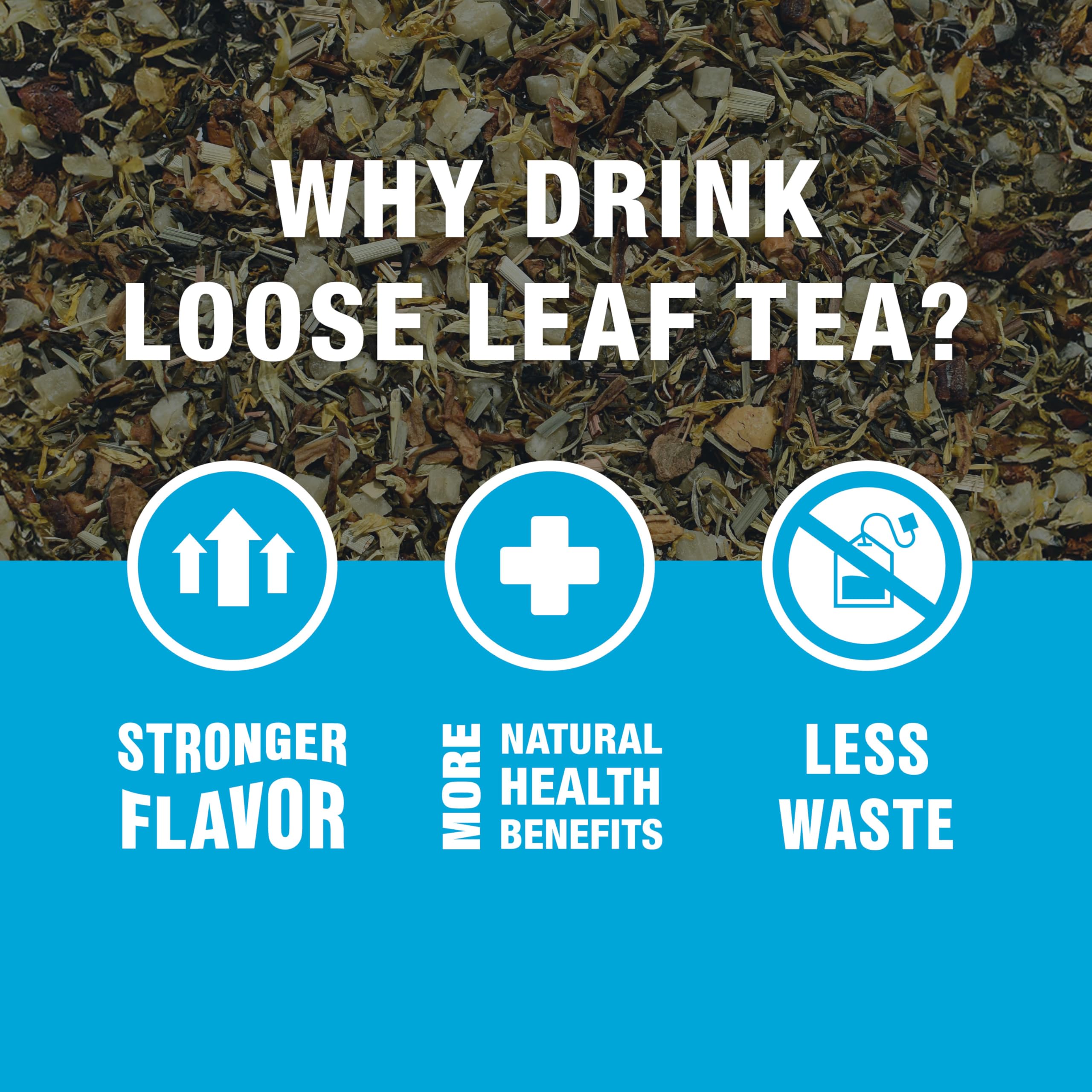 Hot or iced preparation of Pear Reverie for versatile enjoyment.