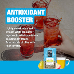 Pear Reverie shows lemongrass slices enhancing the citrus notes.