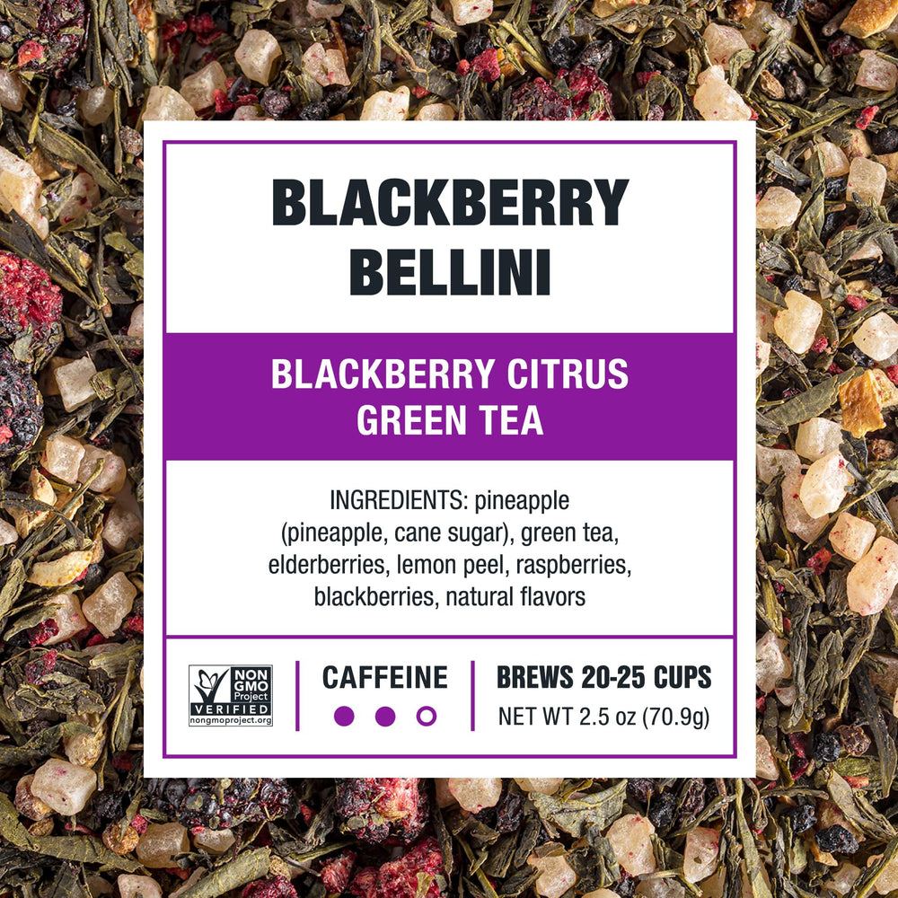 Tiesta Tea premium loose leaf blend close-up with vibrant ingredients