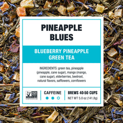 Tiesta Tea Premium loose leaf blend aroma and vibrant leaves invite a ceremonial brew