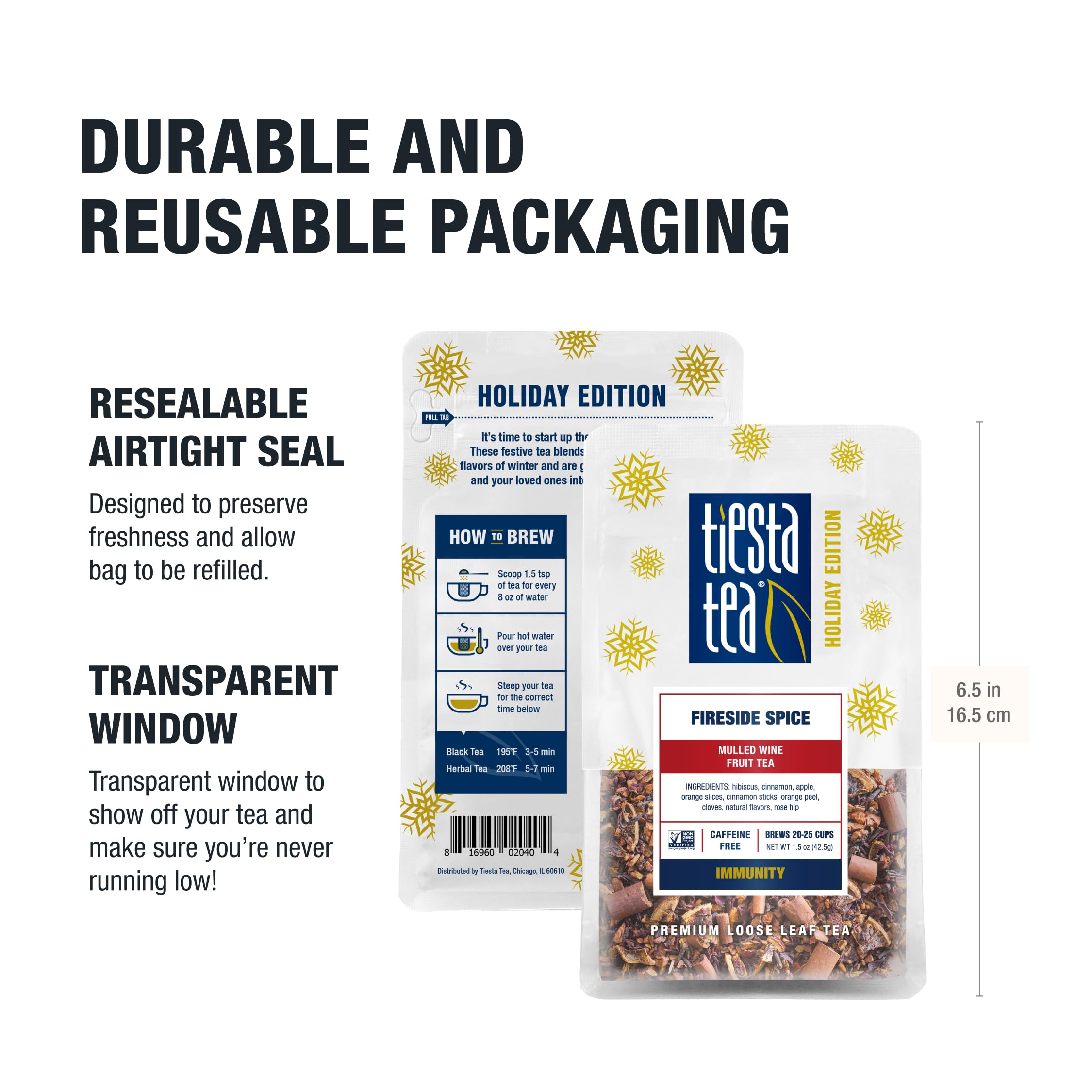 Tiesta Tea seasonal flavor packaging hints at cozy holiday experiences