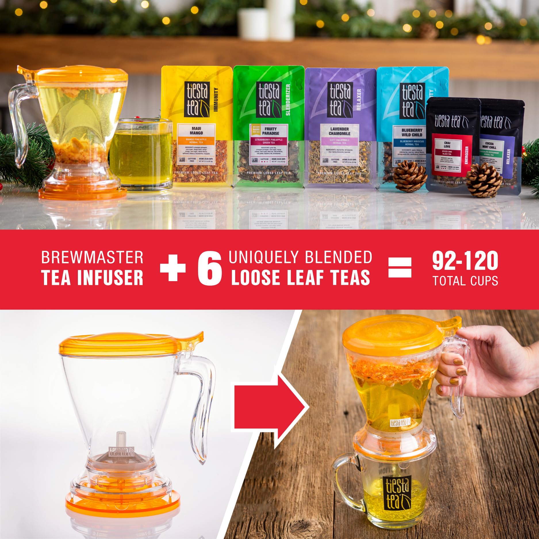 Blueberry Wild Child sample bag highlights bold flavor for a refreshing afternoon tea