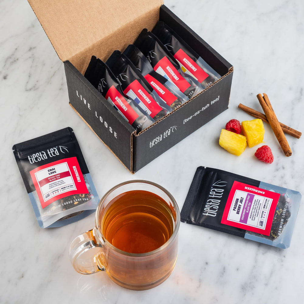 Tiesta Tea Victorian Earl Grey loose leaf—refined bergamot with floral hints
