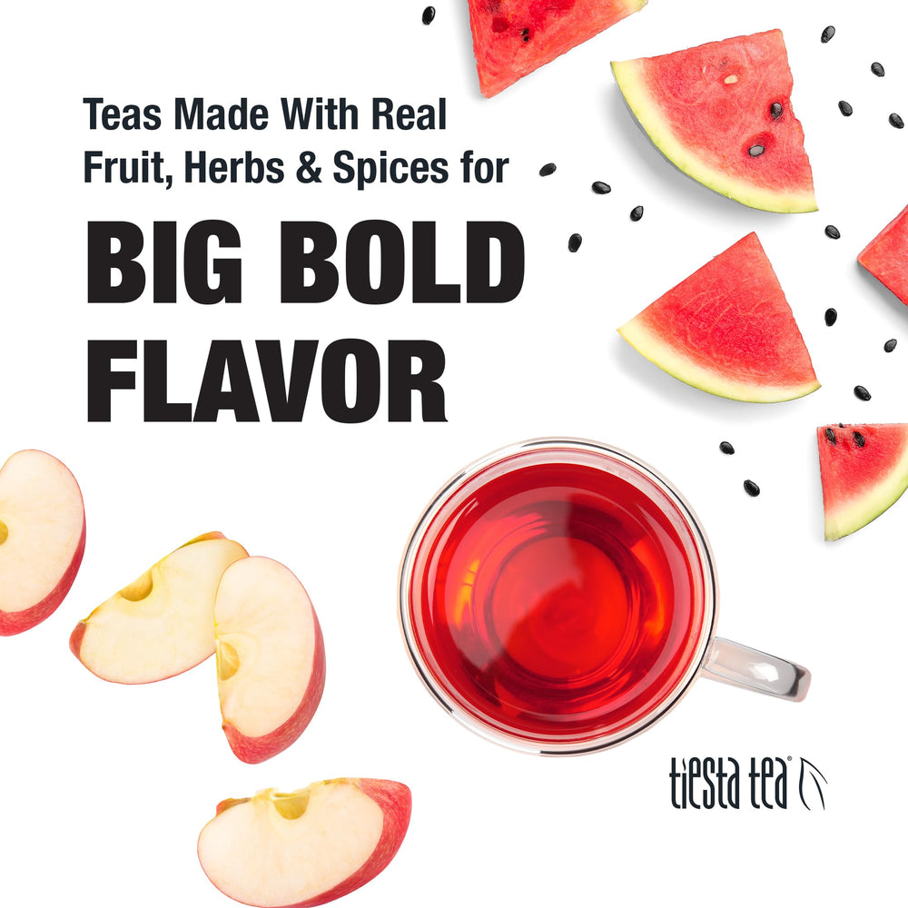 Tiesta Tea Watermelon iced pour—refreshing cold brew notes.
