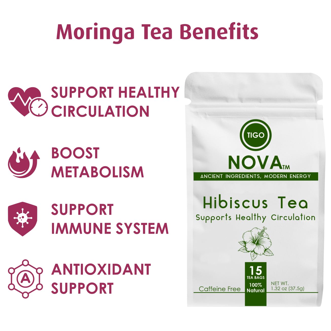TIGO NOVA ginger and alligator pepper note on tea aroma and flavor.