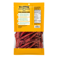 Tillamook Country Smoker zero sugar spicy jalapeño sausages on plate, ready to eat