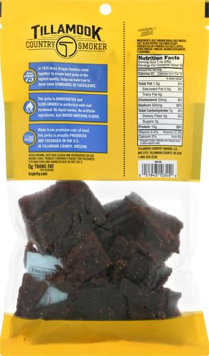 Tillamook Country Smoker hardwood-smoked jerky pack highlights bold flavor and authentic smoke