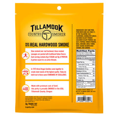 Tillamook Country Smoker Italian Sausage zero sugar closeup; perfect on-the-go protein.