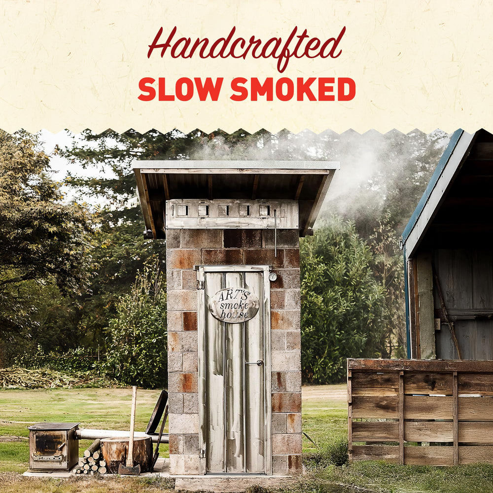 Tillamook country-smoker Oregon kitchen-scene conveys handcrafted tradition and quality.