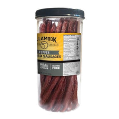 Tillamook Country Smoker jar label highlights beef and pork quality