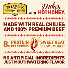 Tillamook Country Smoker wood-smoked beef sausage aroma closeup.