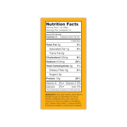Tillamook Hardwood-smoked beef jerky slices ready for on-the-go snacking.