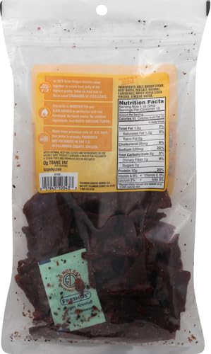 Tillamook Real Hardwood Smoke Jerky Pack emphasizes authentic Oregon smoking method.