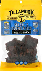 Tillamook sea salt cracked pepper jerky ingredients focuses on simple, natural flavor from quality beef