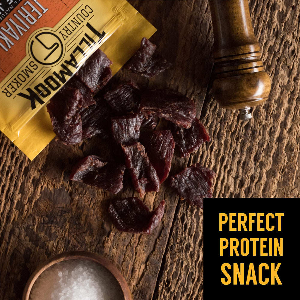 Tillamook Teriyaki Beef Jerky handcrafted in Oregon for authentic taste