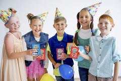 Tiltay Pop Boom popping candy strawberry flavor ideal for birthday celebrations.