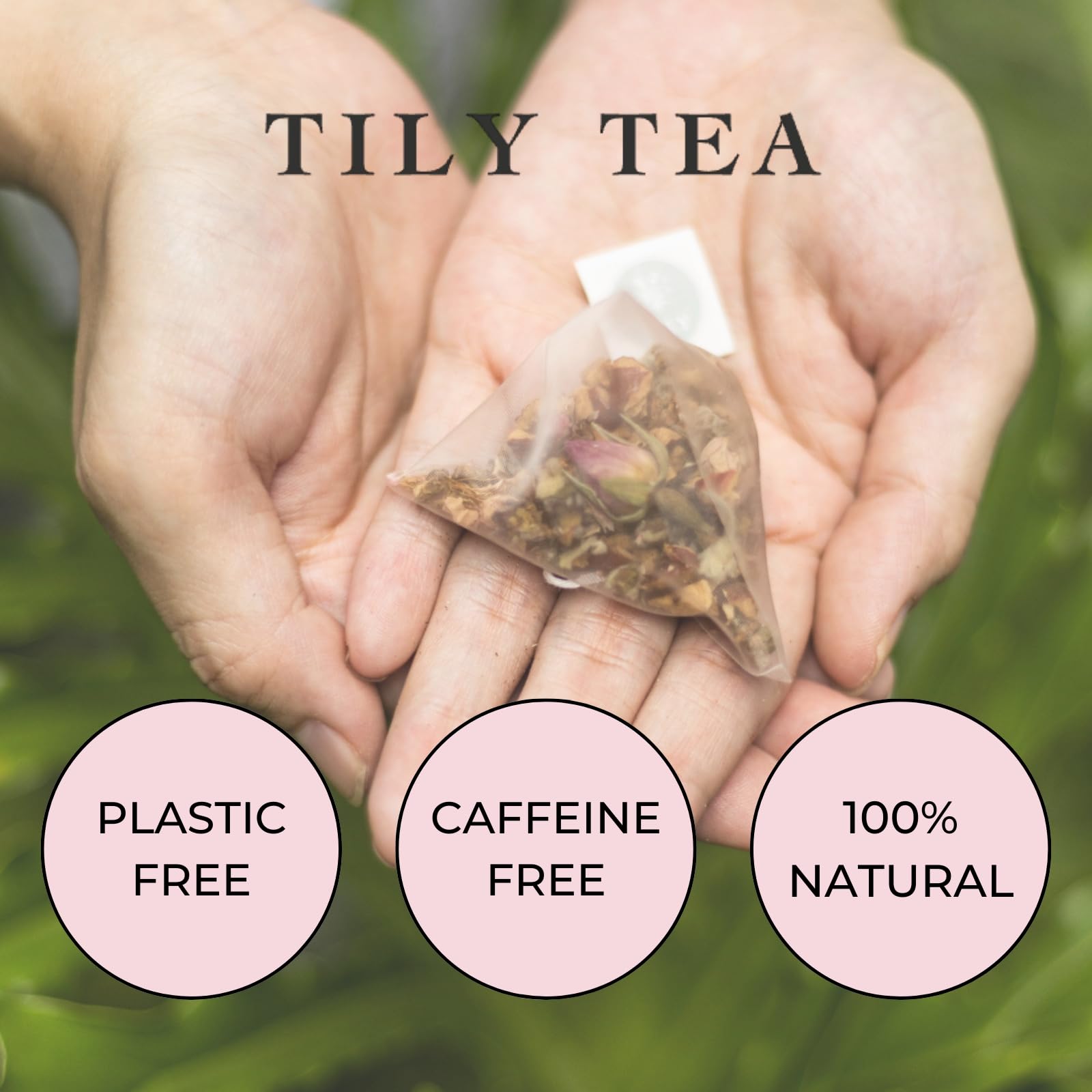 Tily Tea Perfect Pairing with mulberry leaves, bergamot, and jasmine for meals