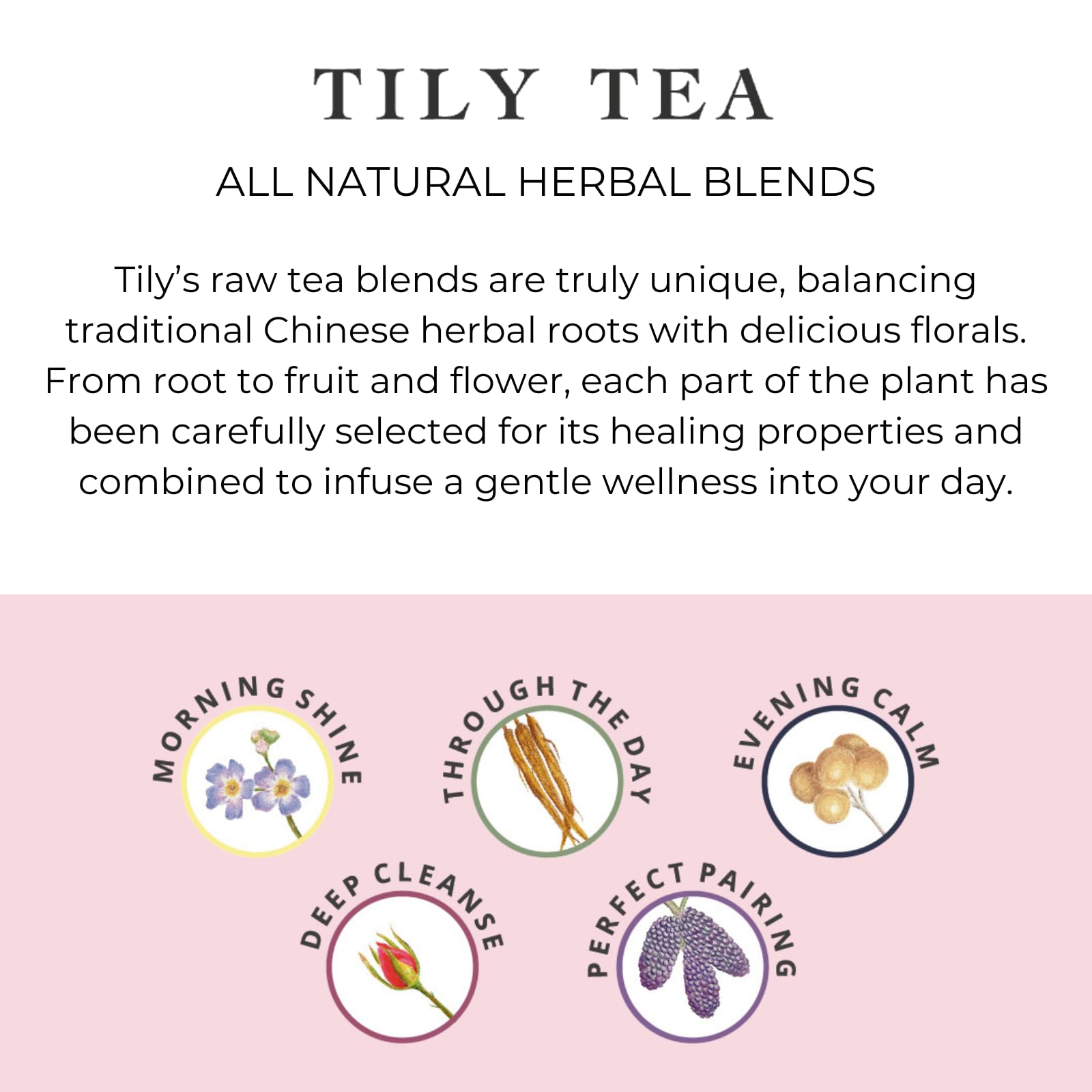 Tily Tea Radiant Glow featuring Solomon's Seal for a luminous self-care moment