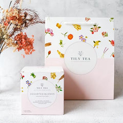 Tily Tea Through The Day infusion in a clear cup for a balanced routine