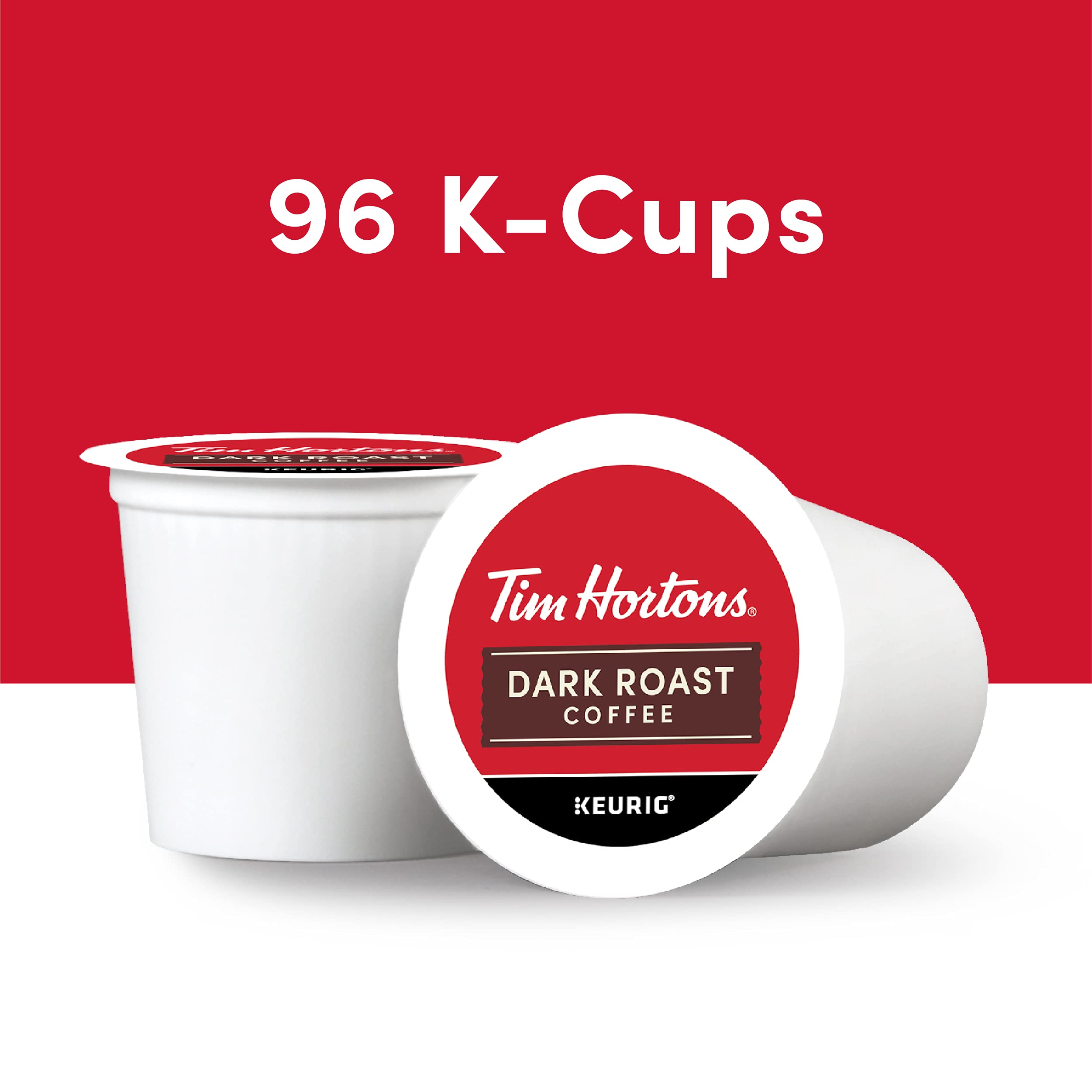 Keurig-compatible Tim Hortons pod ready for quick morning coffee.