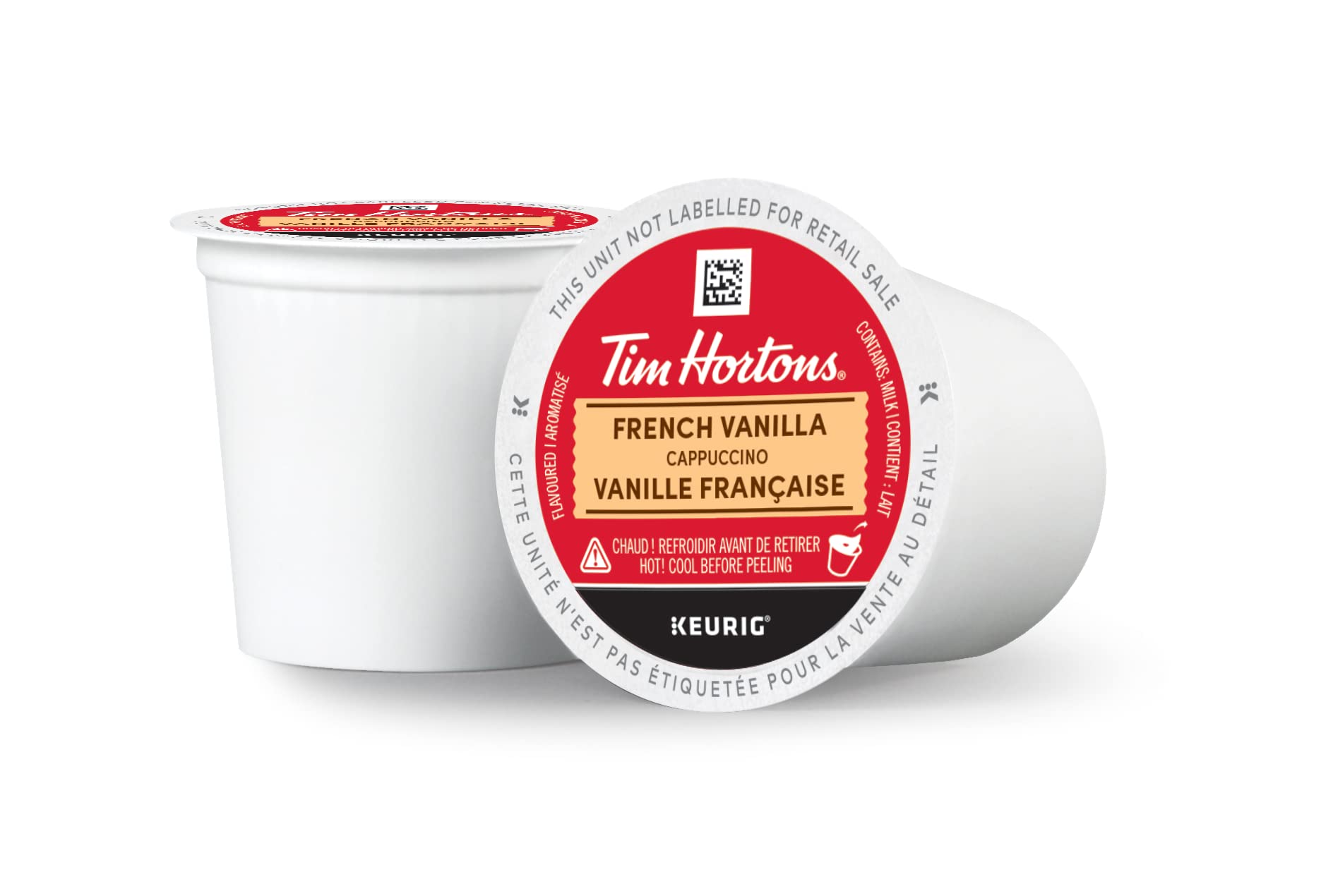 Tim Hortons K-Cup pods ready for brewing during morning routine.