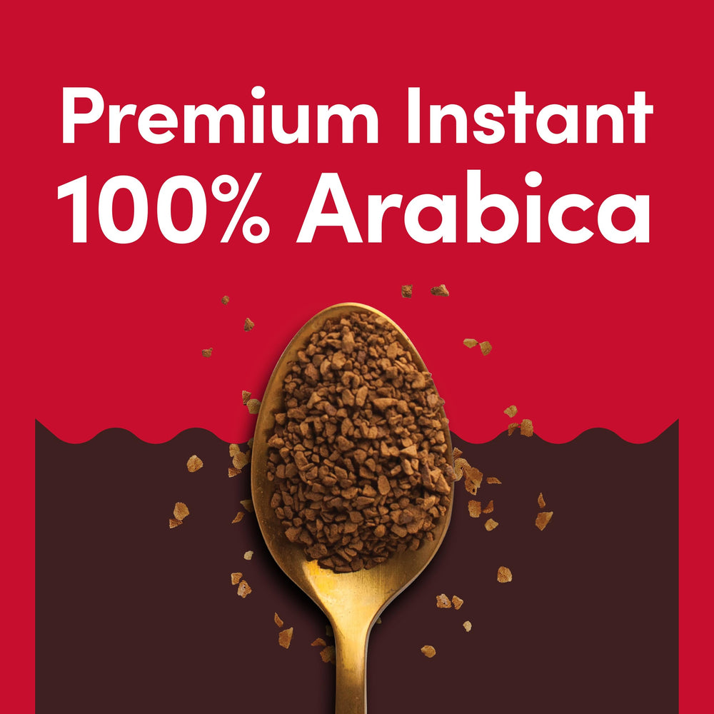 Tim Hortons Original Blend beans close-up highlighting 100% Arabica quality