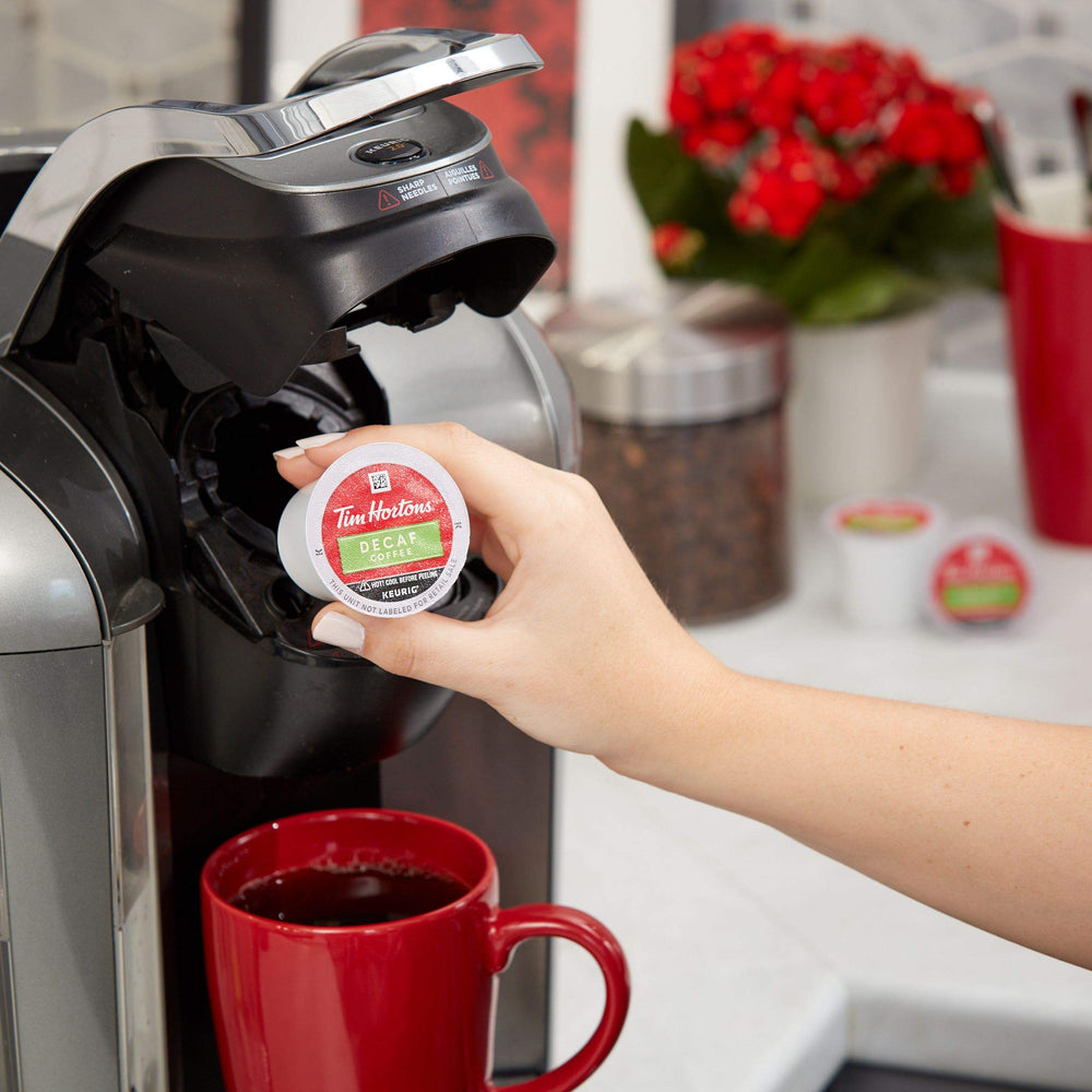 Cup of Tim Hortons Original Blend ready in seconds