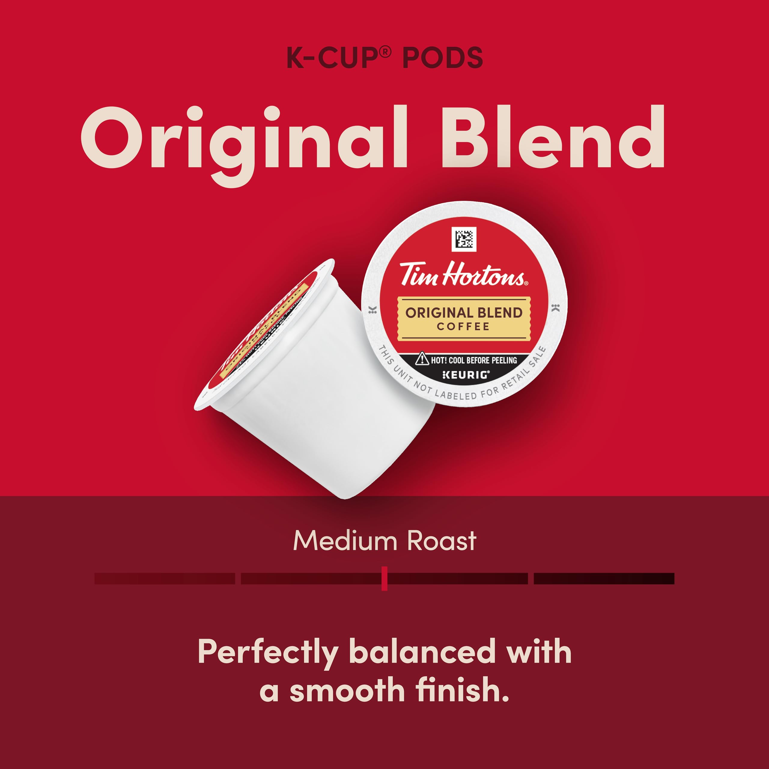 Tim Hortons Original Blend in a mug, ready in minutes with Keurig.