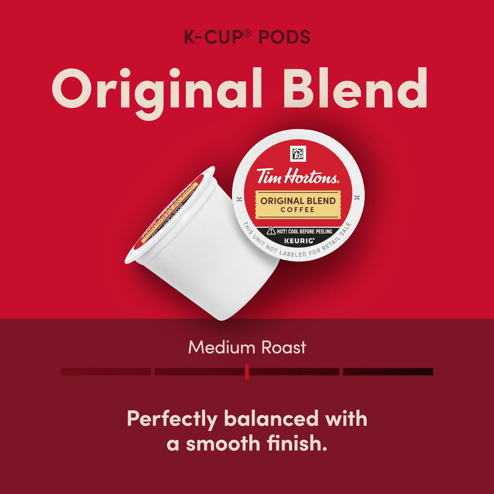 Tim Hortons Original Blend in a mug, ready in minutes with Keurig.