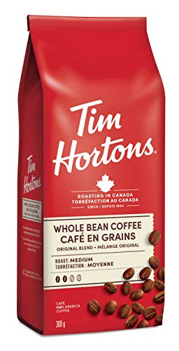 Tim Hortons Original Blend packaging keeps freshness intact.