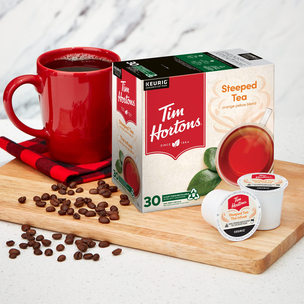 Premium Tim Hortons flavour delivers a classic tea experience in every cup.
