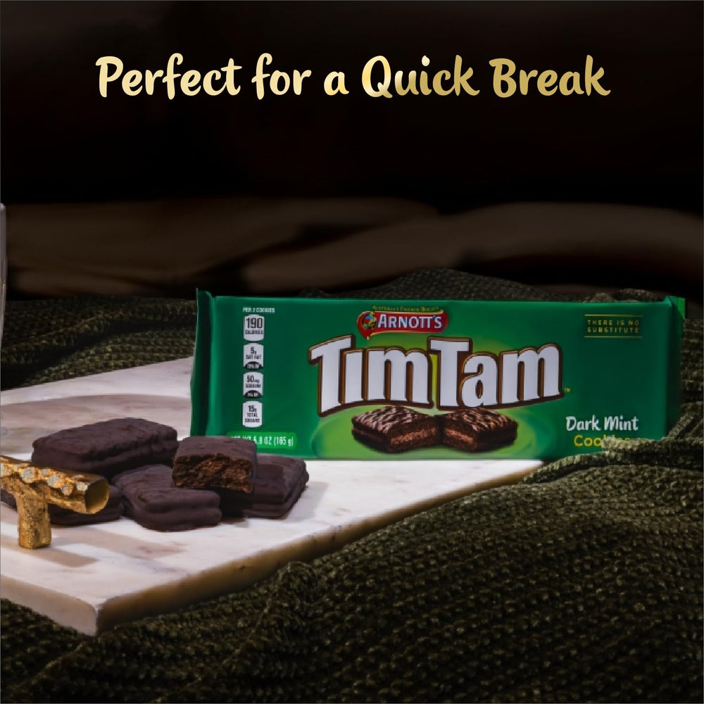 Tim Tam Arnott’s brand logo signals trusted Tim Tam goodness.