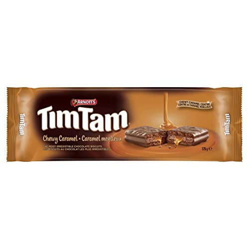 Tim Tam Chewy Caramel on a serving board for sharing