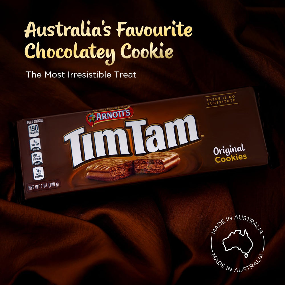 Tim Tam outside chocolatey coating provides a satisfying finish.