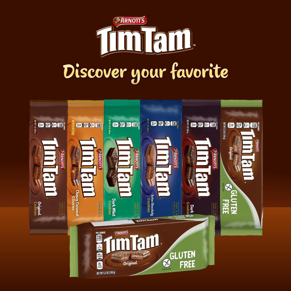 Tim Tam gluten-free Original cookies gifting presentation evokes treat-worthy moments.