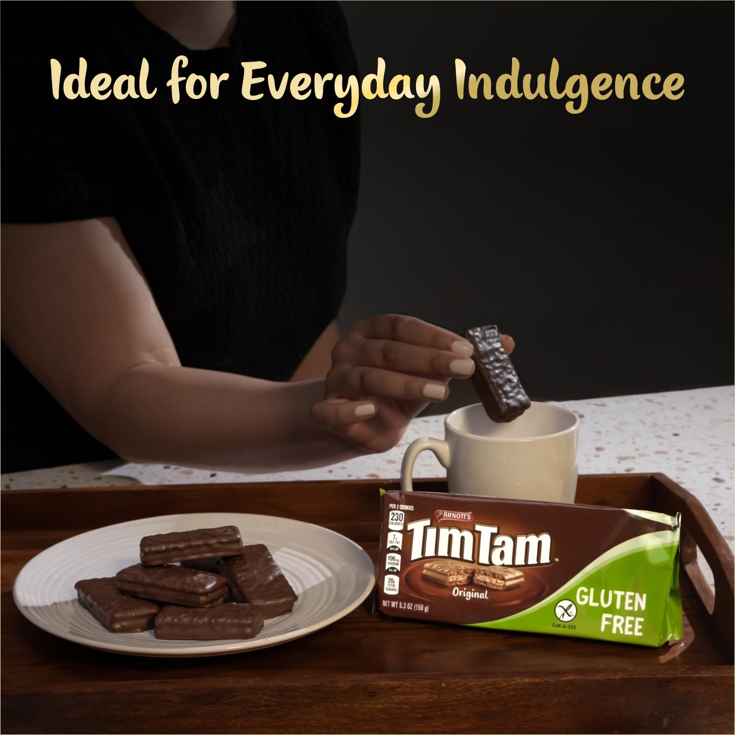 Tim Tam gluten-free Original cookies imported from Australia for authentic indulgence.