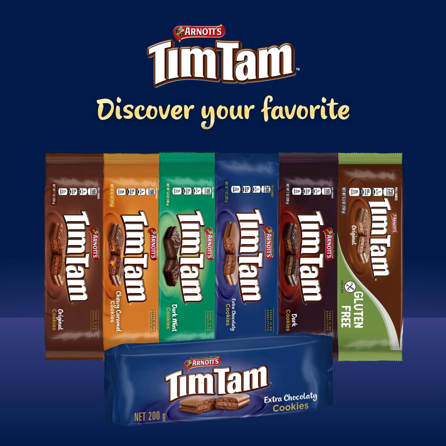 Tim Tam made in Australia, crafted by Arnott’s for quality.