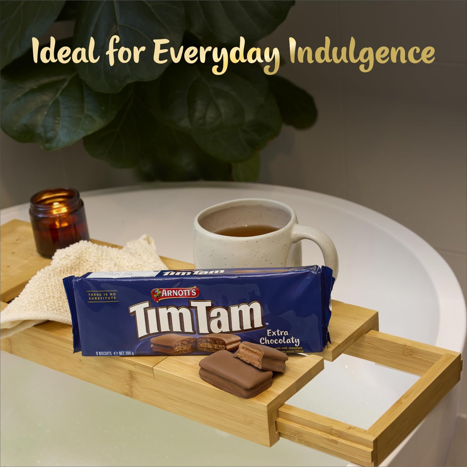 Tim Tam 4-pack packaging ready to gift or stock up.