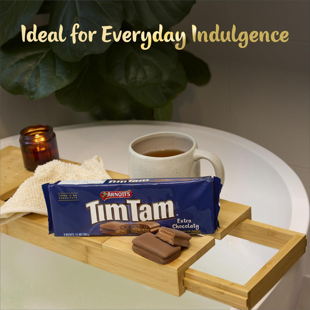 Tim Tam 4-pack packaging ready to gift or stock up.