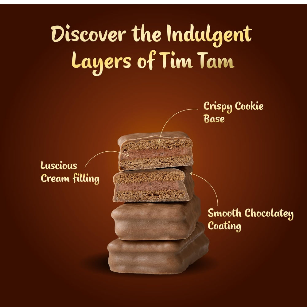 Tim Tam Original flavor pairs well with tea breaks and coffee.