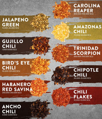 Timber Taste exotic peppers arranged in the gift box to elevate weeknight meals