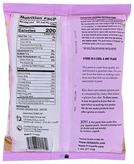 Dry spirals of Tinkyada Organic Brown Rice Pasta ready for quick meals.
