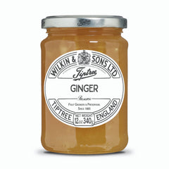 Tiptree Ginger Preserve jar highlights vibrant color and aroma for breakfast tables.
