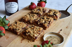 Tiptree Strawberry Preserve on toast showing rich spreadable texture and flavor