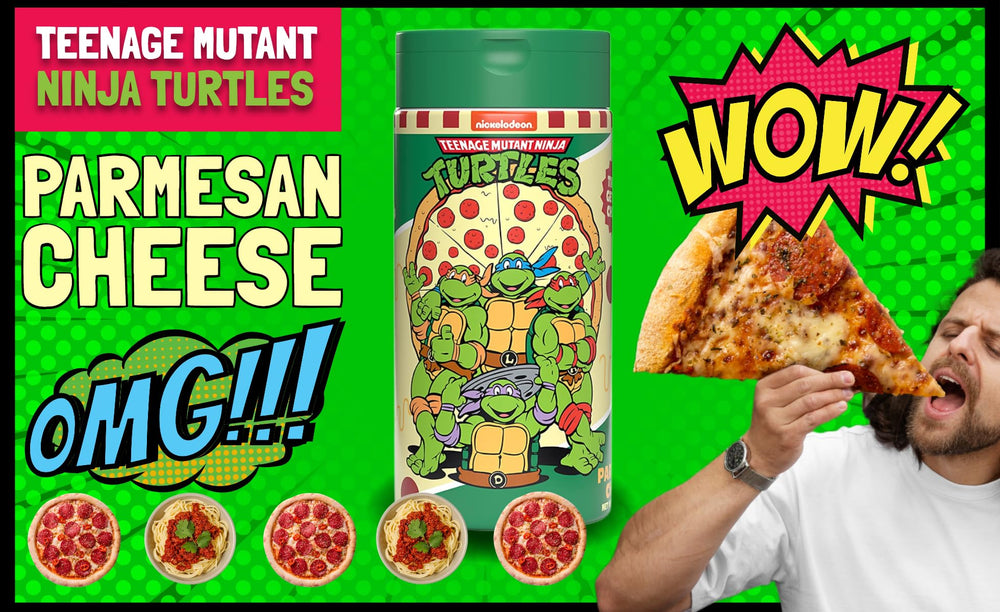 TMNT seasoning on vegetables and pasta for flavorful meals