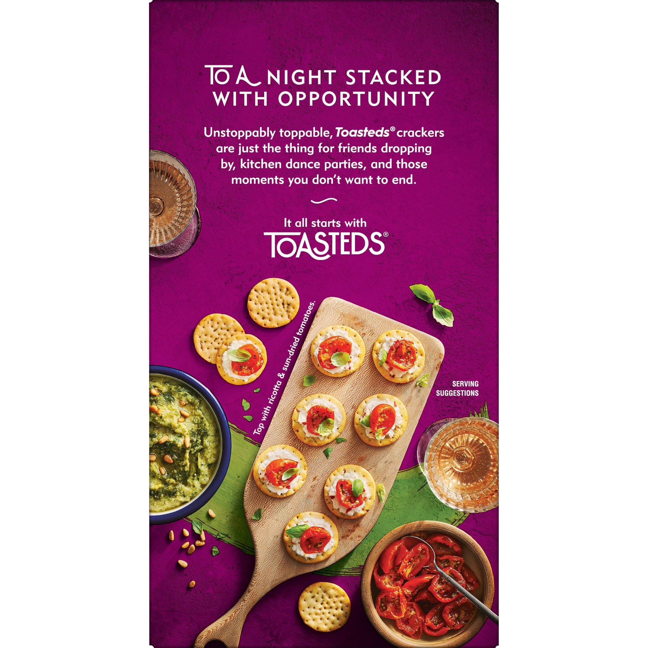 Ideal with dips, spreads, olives, or soups.