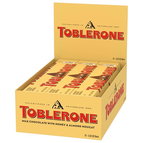 Toblerone gift basket idea featuring bulk bars for celebrations.