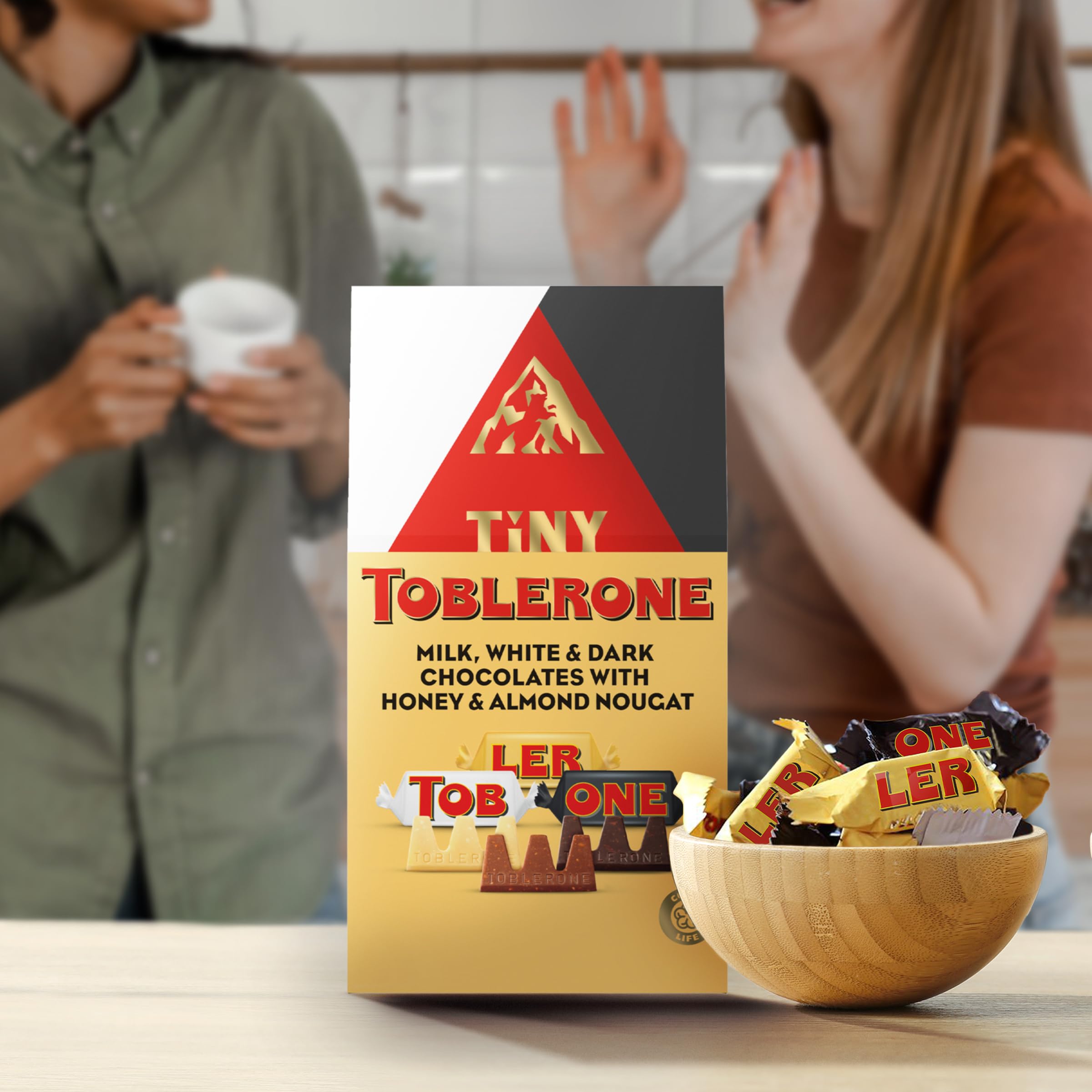 TOBLERONE individually wrapped bars for easy sharing