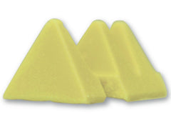 Toblerone White Chocolate packaging close-up highlighting premium branding